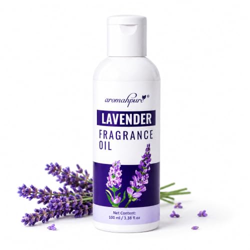 Image of Aromahpure Lavender Aroma Oil | 100ml Undiluted & Natural | Long-Lasting Scent for Aromatherapy, Candle & Soap Making, Diffusers, Room Freshener, Humidifier, Bathroom Revitalizer & Home Essentials