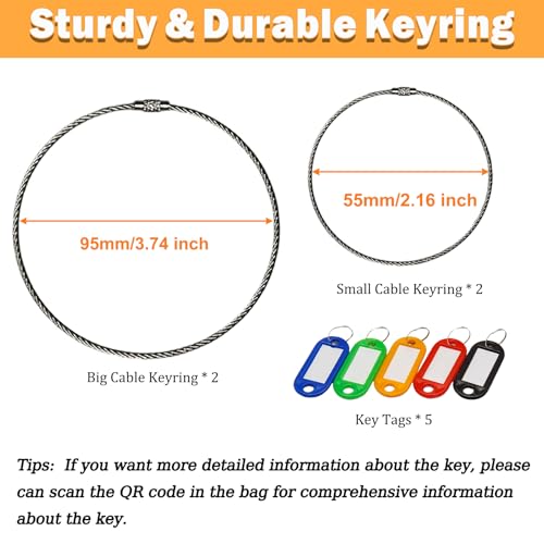 Image of 75 Non-Duplicated Heavy Equipment Key Set, Construction Equipment Ignition Master Keys | Fits CAT Caterpillar Bobcat JCB John Deere Case Kubota Volvo Komatsu Takeuchi Hyster Jlg Yanmar