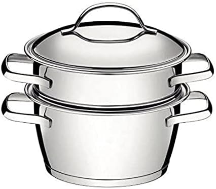 Cuscuzeira com Fundo Triplo 2 Peça, Tramontina, 65650050, Inox