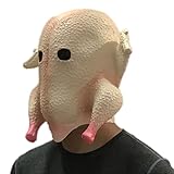 Turkey Meat Mask Thanksgiving Halloween Makeup Ball Adult Costume Cosplay Turkey Latex Headgear