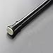 Drążek zaciskowy 28-47 cali, małe pręty napinające, rozsuwany, karnisz do firanki, karnisz do szafy, czarny, 70-120 cm