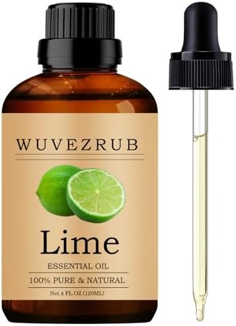 Lime Essential Oil, 120ML Pure and Natural for Aromatherapy Diffuser - 4 Fl Oz