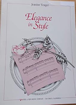 Sheet music WP317 - Elegance in Style - Yeager Book