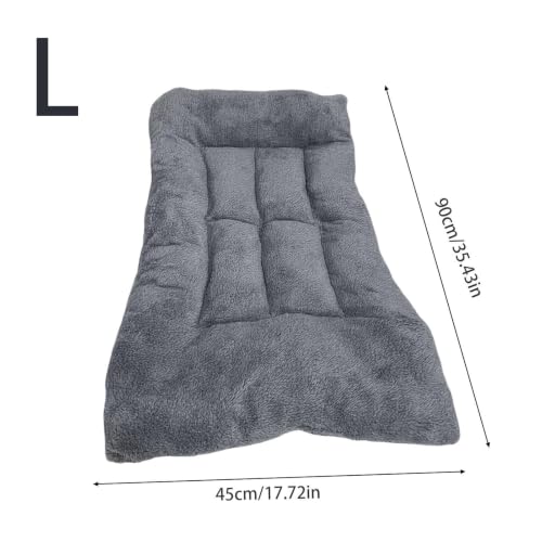 Cama para gatos y perros pequeños cojín rectangular extra suave de felpa para casa 6