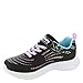 Skechers Kids Girls Jumpsters 2.0-Blurred Dream Sneaker, Black/Multi, 1 Little Kid