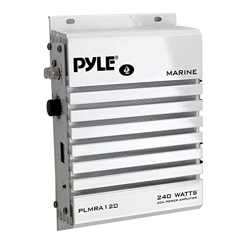 Image of Pyle PLMRA120 Hydra Series Waterproof 240-Watt 2-Channel Marine Class AB Amp