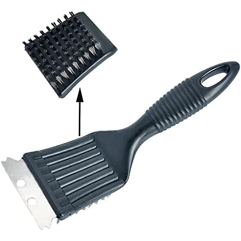 BBQ Barbecue Oven Cleaner The Grill Brush Pro Cleaning Brush Scraper Stainless Steel Bristles Cleans the grills Cover