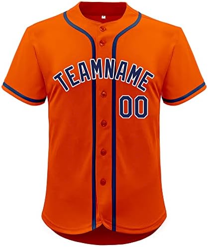Custom Mesh Baseball Jersey Button Up Sports Shirt