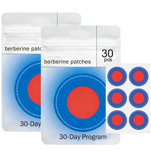 2PCSPURISAKI Berberine Patchs Plant-Based Support for Your Daily Balance 2 Pack Total 60 Pieces (2PCS)