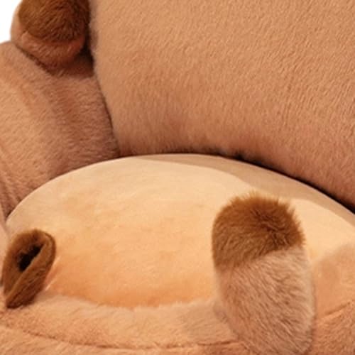 Cojín sillón capibara con respaldo y almohada de suelo para sofá 8
