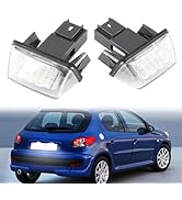 POPMOTORZ LED Kennzeichenbeleuchtung - 2 Stück, CanBus, Weiß, Für Ford & Jaguar