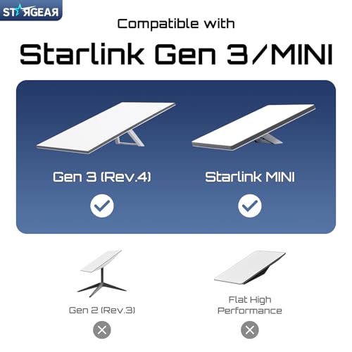 Image of Starlink Cable Gen 3 30M /100FT, Starlink Gen 3 Cable for Starlink Standard 4 /4X /V3 /REV 4 /MINI, Extension Replacement Starlink Ethernet Cable Satellite Internet Kit Waterproof Outdoor