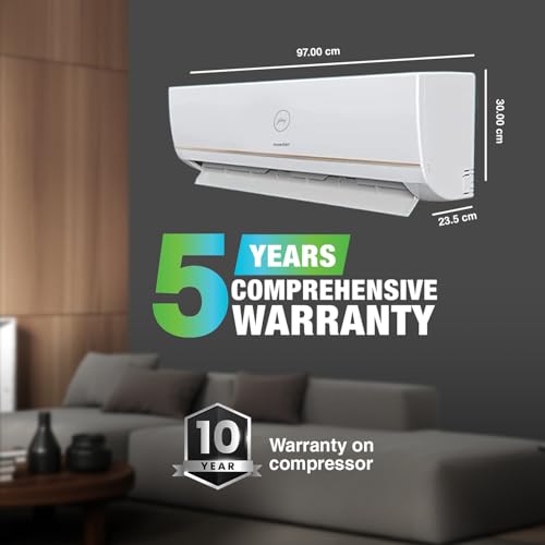 Image of Godrej 1.5 Ton 3 Star, 5 Years Comprehensive warranty, 5-In-1 Convertible, Inverter Split AC (Copper, I-Sense Technology, AC 1.5T EI 18TINV3R32-GWA /AC 1.5T EI 18TINV3R32-GWB, White)