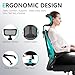 balmstar Office Chair Desk Chair, Ergonomic Mesh Computer Chair with 90-130° Recline & 360° Smooth-Rolling Casters, Adjustable Lumbar Support Task Chair, Comfortable for Women, Teens(A-All Black)