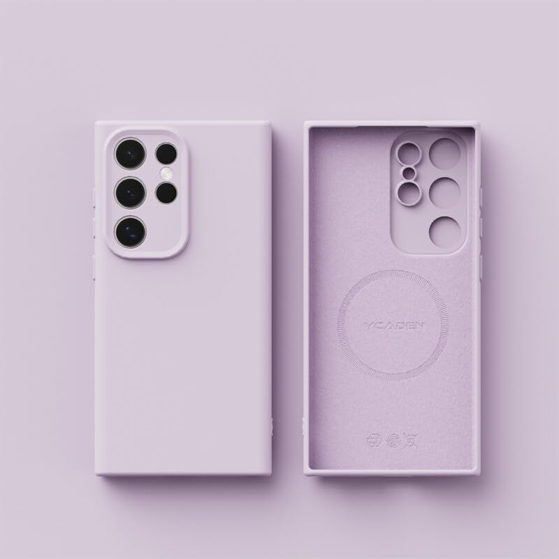 Coque Samsung Galaxy S24 Plus silicone violet protection arrière souple