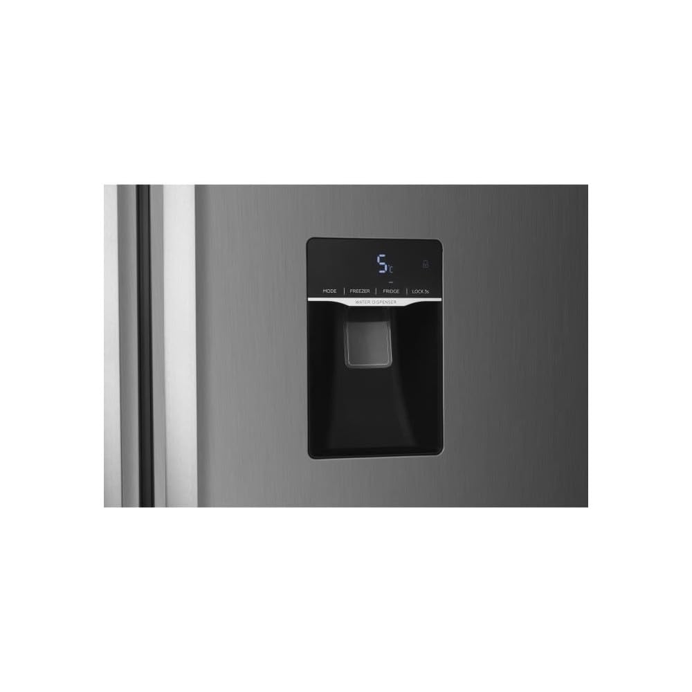 Continental Edison Cera532NFIXD - Refrigerador americano (4 puertas, 532L, 90 x 177 cm, acero inoxidable)