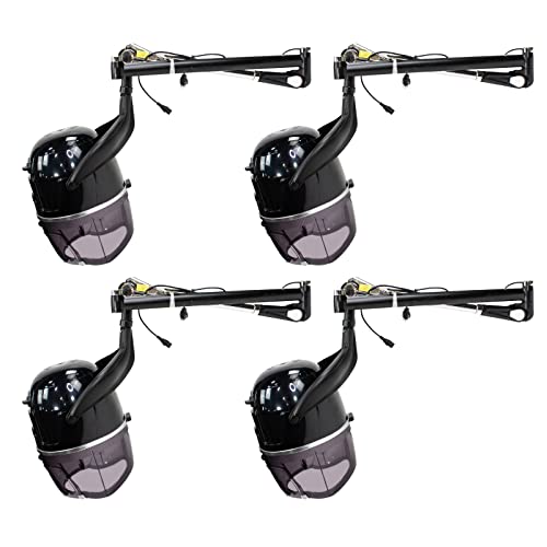 SET OF 4 BERKELEY LIBRA Salon Hair Dryer with Wall Arm (Wall-Mounted Dryer)