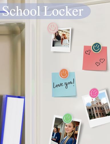 image for Mymazn 12Pcs Fridge Magnets Cute Refrigerator Magnets, Colorful Magnet