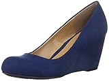 Chinese Laundry womens Nima Wedge Pump, navy super suede, 8.5 M US