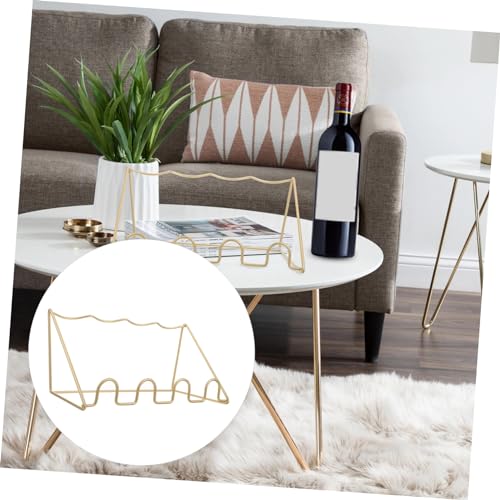 Soporte Minimalista de Metal para Botellas de Vino de Mesa miniatura 3