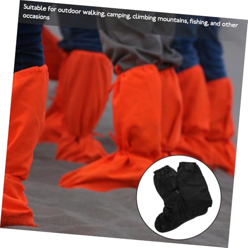 Par de cubrezapatos impermeables para botas de hombre para bicicleta miniatura 3