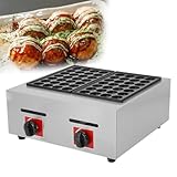 XSDAJSD Minimáquina para Hacer Muffins, poffertjes a Gas, minipanqueques holandeses, Parrilla para takoyaki, Bolitas de Pulpo, waflera a Gas para el hogar, B