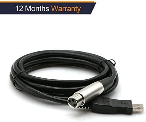 XLR Cable, VAlinks 10FT 3PIN XLR Female Microphone Cable Studio Audio Cable Connector Cords Adapter for Microphones or Instruments Recording Karaoke Singing - 3m/10ft