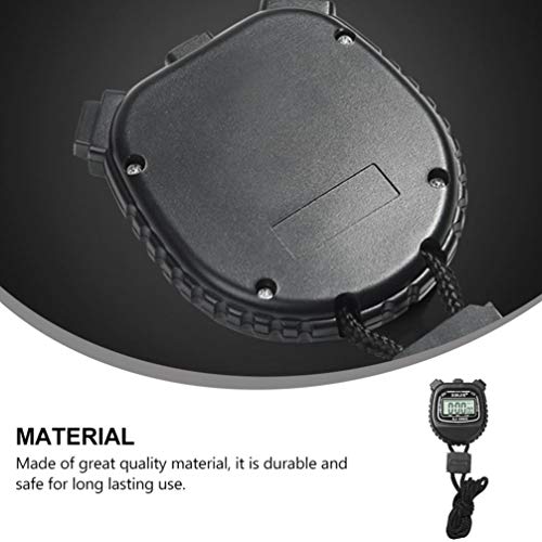 CLISPEED Cronômetro Digital Cronômetro Cronógrafo Cronômetro de Contagem Regressiva Com Pulseira Ala