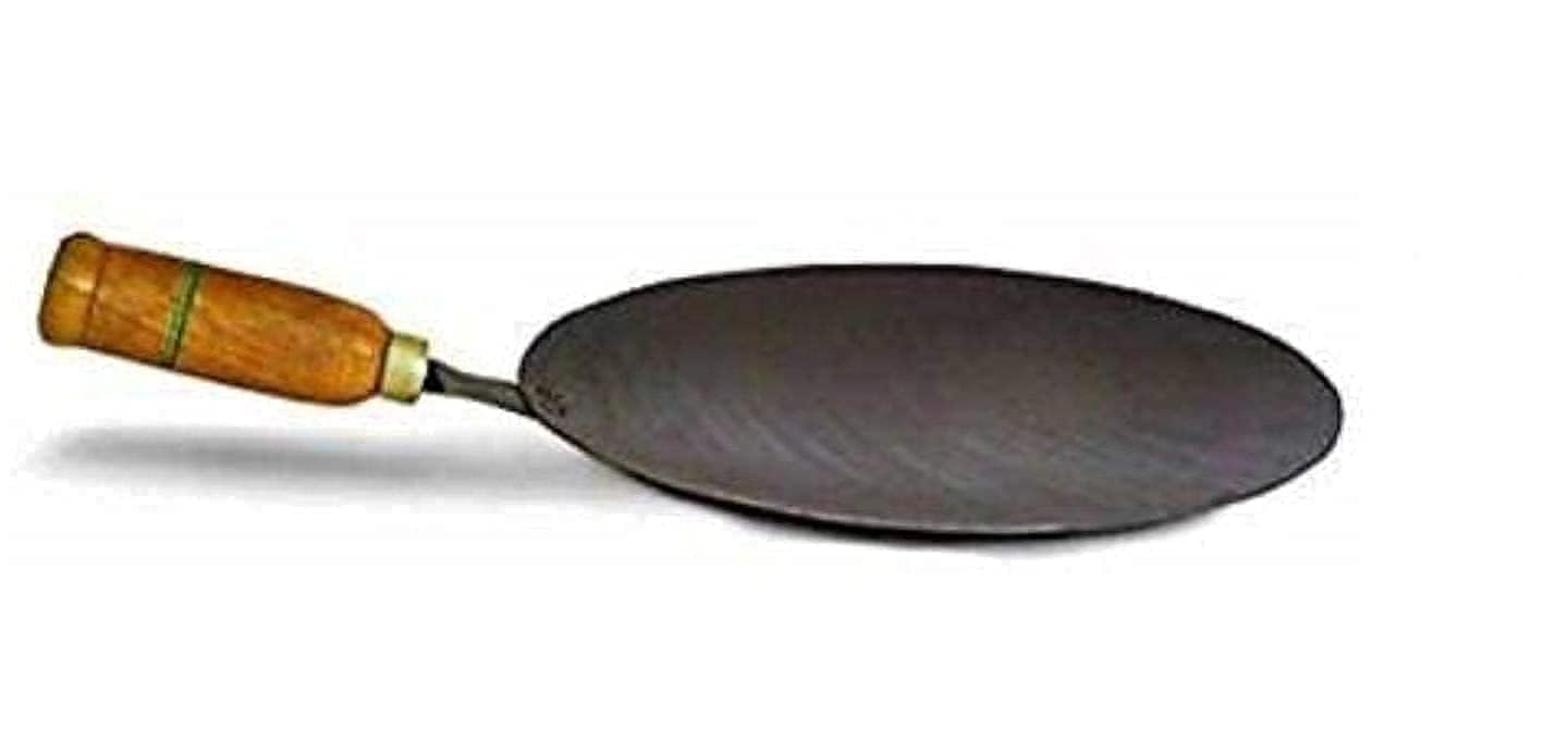 Buy Himanshi Collection Iron Tawa, Wooden Handle roti Maker tawa