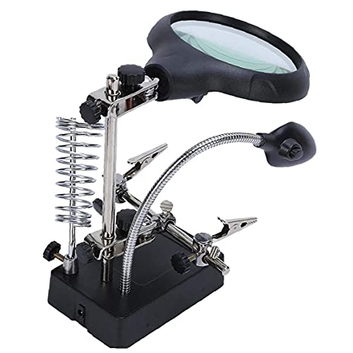 Desktop Lassen Vergrootglas Helping Hand Alligator Clamp Stand voor Soldeering Montage Reparatie Modellering - Afbeelding 5