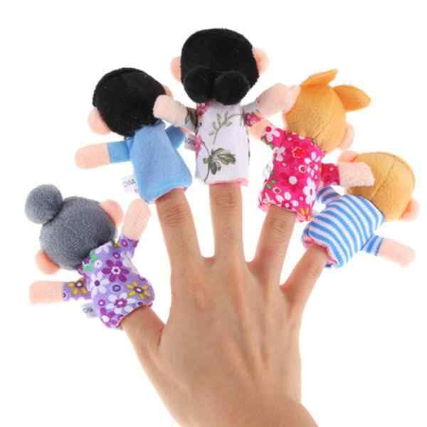 Set De 7 Marionetas De Dedo De Tela No Tejida Para Aprender Emociones – Juego De Roles Y Cuentos Infantiles