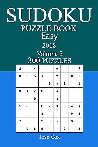 300 Easy Sudoku Puzzle Book - 2018