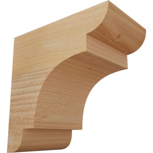 Ekena Millwork COR06X10X10NEB00RDF 6" W x 10" D x 10" H New Brighton Rough Sawn Corbel, Douglas Fir