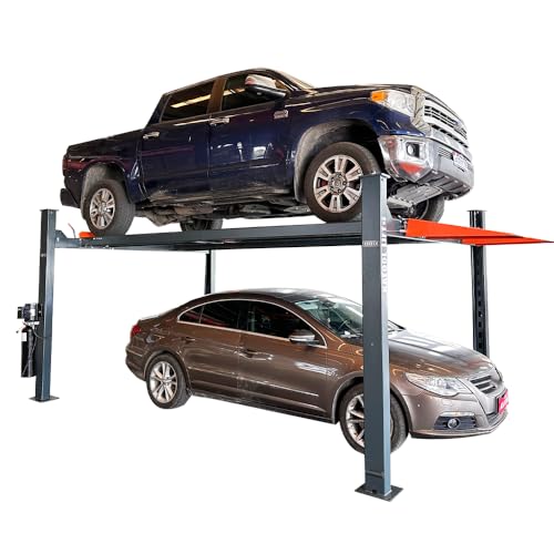 Hydraulic car lift garage