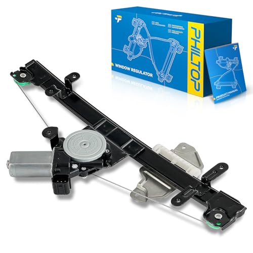 Image of PHILTOP Front Right Passenger Side Power Window Regulator and Motor Assembly Compatible with 2013-2019 Nissan Sentra Replaces 751-395,2 Pins