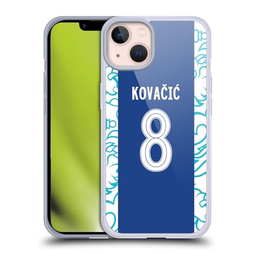 Funda Mateo Kovacic Chelsea iPhone 13 carcasa de silicona para móvil