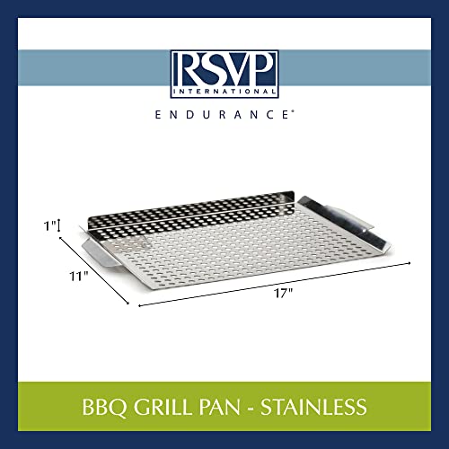 Rsvp Grilling Pan, Silver (Bq-Grl) #TOP5