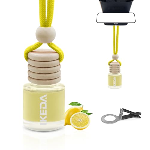 Image of Car Air Freshener, Car Fresheners for Men & Women, 45+Day Long Lasting Fragrance Hanging Air Fresheners Scents, with Clip, Perfect for Auto and Home,Christmas,10ml, Lemon