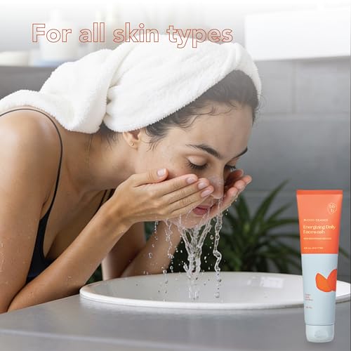 Image of BBB Better Body Bombay Brightening Daily Facewash | Blood Orange Refreshing Vitamin C Face Wash 100 ml each | Glow Reviving Brightening Face Wash | All Skin Type (Pack of 2)