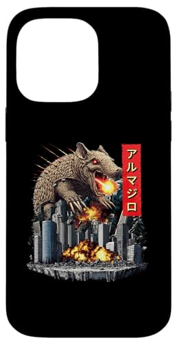 Funny Armadillo Armadillos Kaiju Monster Japanisch Hülle für iPhone 14 Pro Max