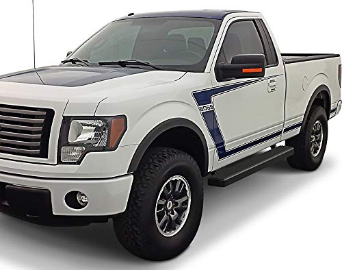 Estribos Tuxtreme 5 pulgadas Negro Mate para Ford F150 miniatura 6