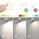 ENUOTEK 4W LED Bett Nachttischlampe Steckdose Lampen, LED Steckerleuchte Wand Leselampe Dimmbar Touch Weiß, 350Lm für Schlafzimmer Beleuchtung, 2er Pack