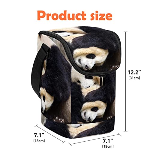 Lonchera reutilizable para niños con aislamiento térmico y diseño panda 5