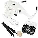 zeiss kopflupe kf titan 🔭 【Beleuchtete Lupen】 Die wiederaufladbare Kopfbandlupe mit 2 LED-Zusatzscheinwerfern ist recht hell und sorgt für gutes Licht. Das LED-Licht bietet in jeder dunklen oder dunklen Umgebung eine ausreichende Helligkeit, um Ihre Sehschwäche zu verbessern.