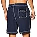 Nautica Mens Solid Quick Dry Classic Logo Swim-Trunk Fashion Swim Trunks, Navy, X-Small US