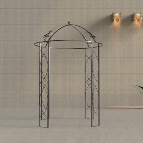 1. Go Steel Garden Arch, 7'10" High X 5'10" Wide, Garden Arbor For Various Climbing Plant, Outdoor Garden Lawn Backyard #TOP1