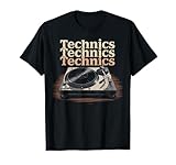 Vintage Turntable Old School DJ Music T-Shirt
