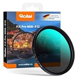 Rollei Filtro rotondo variabile F:X Pro ND8 fino a ND512, in vetro Gorilla con 3-9 livelli di oscuramento