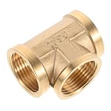 PRETYZOOM Pipe Tee Fitting Industrial Tee Pipe Connector Three Way Heat Conductive Material