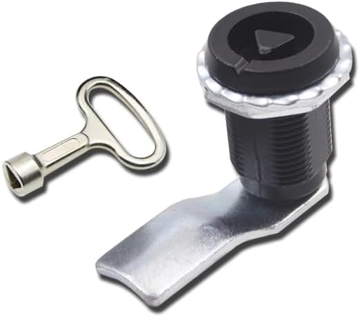 亜鉛合金普通MS816三角形キーミニカムロック三角形電気キャビネットダストビンロックプルタンメールボックスメタルジムロック1個。